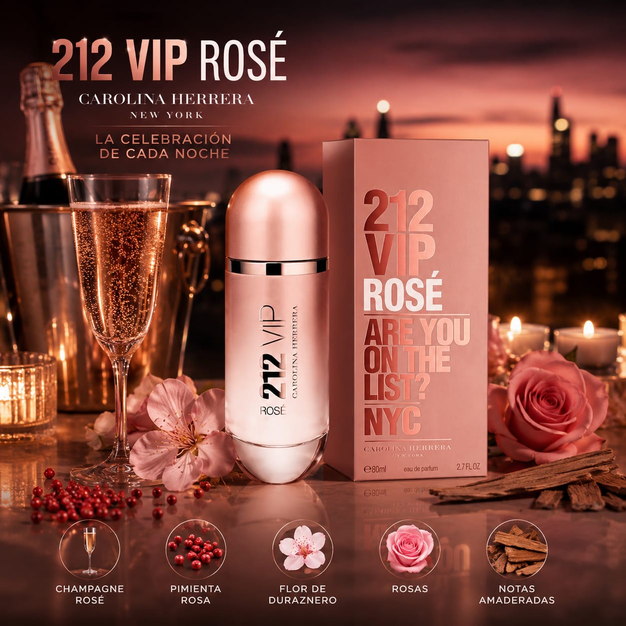 212 VIP Rosé Carolina Herrera