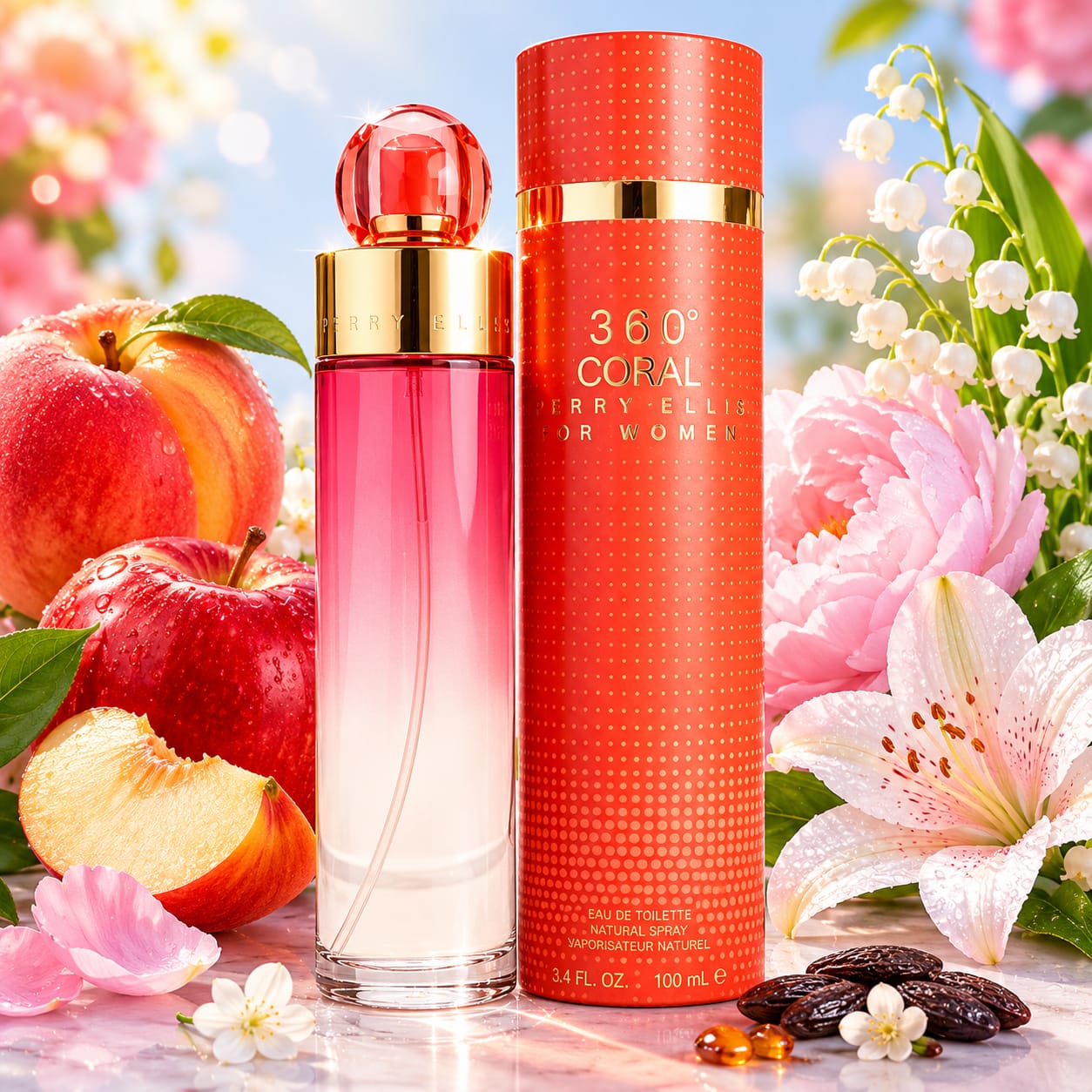 360° Coral Perry Ellis