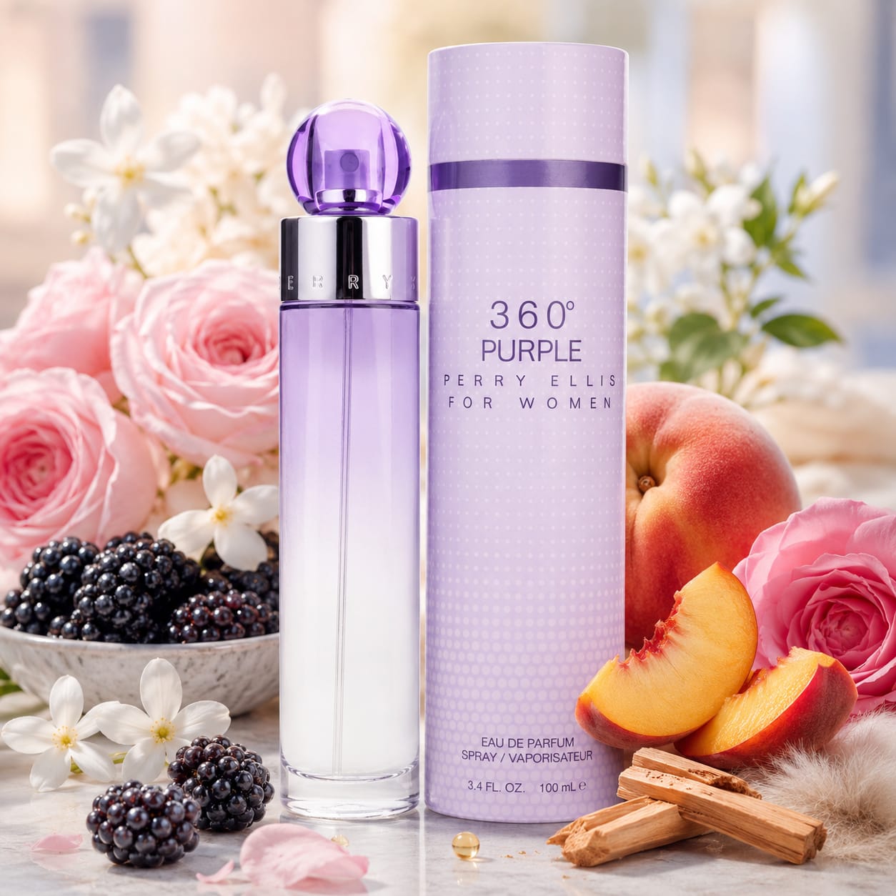 360° Purple Perry Ellis