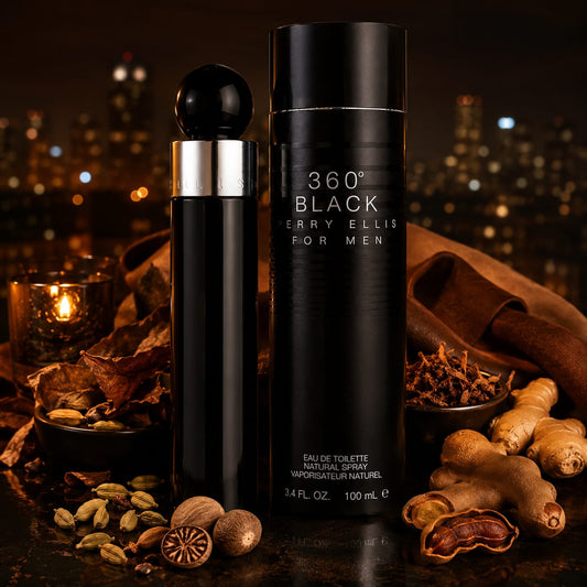 360° Black For Men Perry Ellis